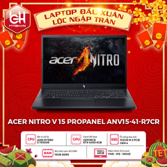 LAPTOP GAMING ACER NITRO V 15 PROPANEL ANV15-41-R7CR RYZEN 5 7535HS | RTX 4050 6GB | 16GB RAM | 512GB SSD | 15.6