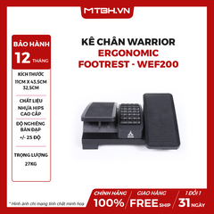 Kê Chân WARRIOR Ergonomic Footrest - WEF200 công thái học