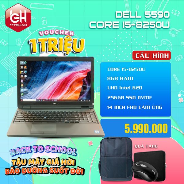 LAPTOP DELL 5590 CORE i5-8250U | 8GB RAM | 256GB SSD | 15,6
