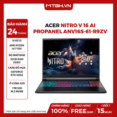 LAPTOP GAMING ACER NITRO V 16 AI PROPANEL ANV16S-61-R9ZV RYZEN AI 7 350 | RTX 5060 | 16