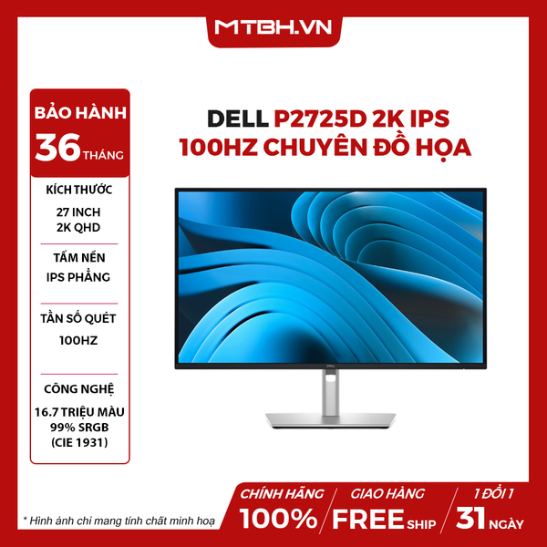 MÀN HÌNH DELL P2725D 27