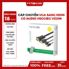 Cáp chuyển VGA sang HDMI có audio Veggieg VZ206 dài 1,5m