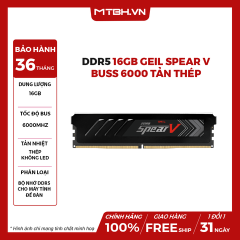 Ram DDR5 Team Vulcan 16GB 6000MHz AMD Expo – Máy Tính Biên Hòa