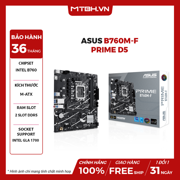 Main ASUS B760M-F PRIME D5