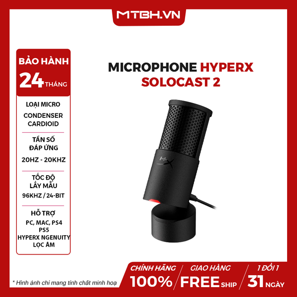 MICROPHONE HYPERX SoloCast 2