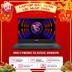 LAPTOP GAMING MSI CYBORG 15 A13UC 2088VN CORE i5-13420H | RTX 3050 4GB | 16GB RAM | 512GB SSD | 15.6