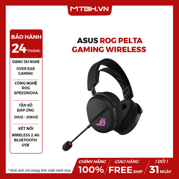 Tai Nghe Asus ROG Pelta Gaming Wireless