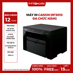 Máy in Canon đa chức năng MF3010 - Hàng chính hãng