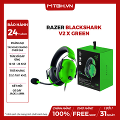 Tai Nghe Razer BlackShark V2 X Green