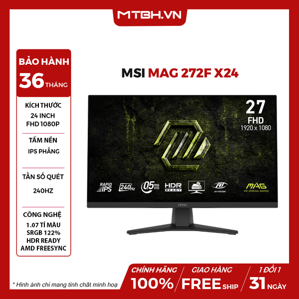 MÀN HÌNH MSI MAG 272F X24 27