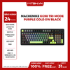 Bàn Phím Cơ Machenike KG98 Tri-mode Purple Gold Sw Black