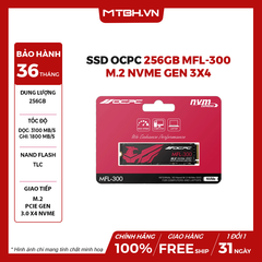 SSD OCPC 256GB MFL-300 M.2 NVMe Gen 3x4 (Đọc: 3100Mb/s)