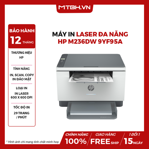 Máy in Laser đen trắng đa năng HP M236dw 9YF95A