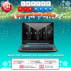 LAPTOP ASUS TUF GAMING A15 FA506NCG-HN184W Ryzen 7 7445HS | RTX 3050 4GB | 16GB RAM | 512GB SSD | 15.6