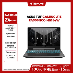 LAPTOP ASUS TUF GAMING A15 FA506NCG-HN184W Ryzen 7 7445HS | RTX 3050 4GB | 16GB RAM | 512GB SSD | 15.6
