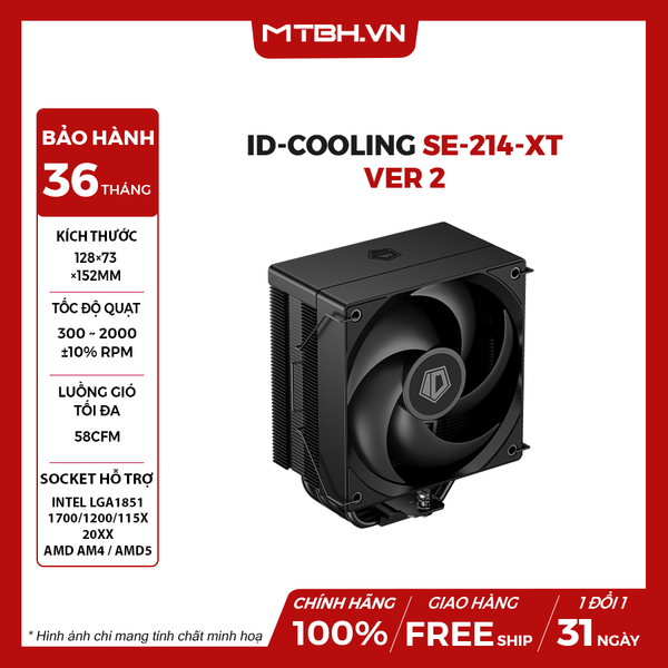 BỘ TẢN NHIỆT KHÍ CPU ID-COOLING SE-214-XT Ver2