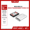 Box ổ cứng 3.5 inch 5Gbps Orico Transparent 3139U3-CR