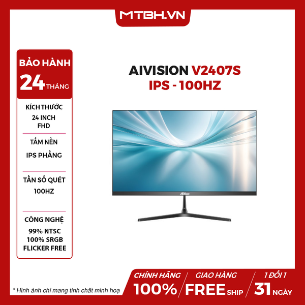MÀN HÌNH VSP AIVISION V2407S 24