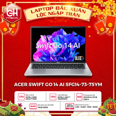 LAPTOP ACER SWIFT GO 14 AI SFG14-73-75YM Ultra 7 155H | 16GB RAM | 512GB SSD | 14' 2.8K OLED | Win 11