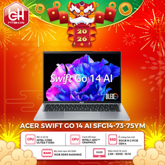 LAPTOP ACER SWIFT GO 14 AI SFG14-73-75YM Ultra 7 155H | 16GB RAM | 512GB SSD | 14' 2.8K OLED | Win 11