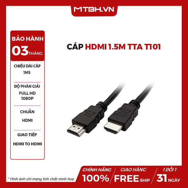 CÁP HDMI 1.5M TTA T101