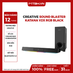 Loa Creative Sound Blaster Katana V2X RGB Black
