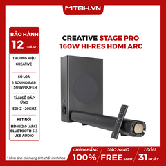 Loa Creative Stage Pro - 160W Hi-Res HDMI ARC