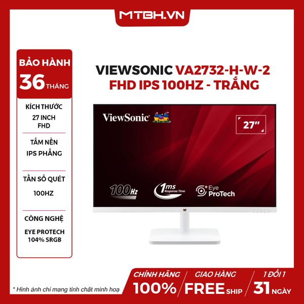 MÀN HÌNH VIEWSONIC VA2732-H-W-2 27