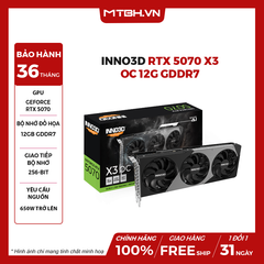 VGA Inno3D RTX 5070 X3 OC 12G GDDR7