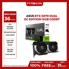 VGA ASUS RTX 5070 DUAL OC Edition 12GB GDDR7 (DUAL-RTX5070-O12G)