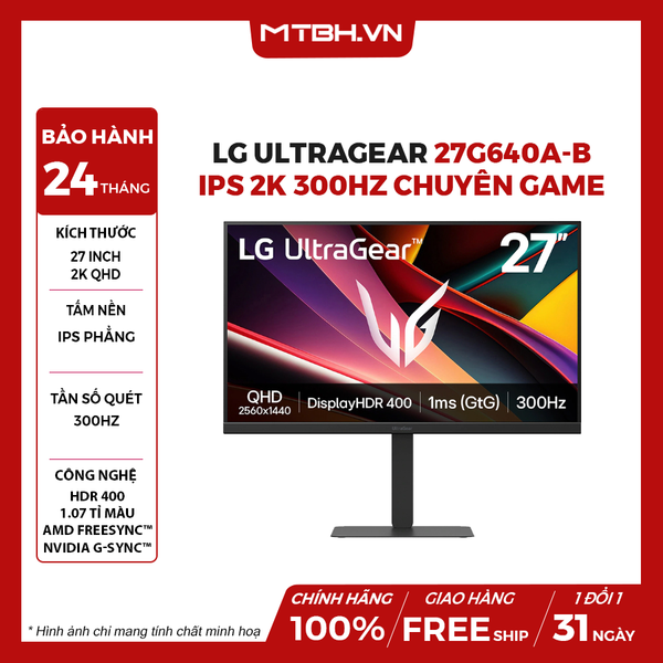 MÀN HÌNH LG UltraGear 27G640A-B 27