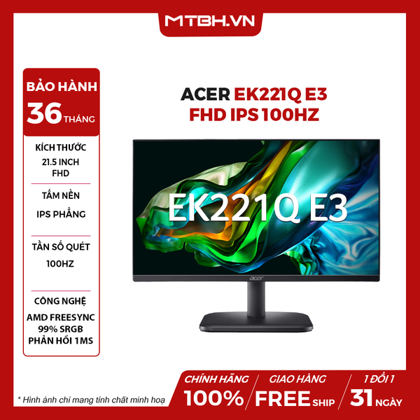 MÀN HÌNH ACER EK221Q E3 21.5
