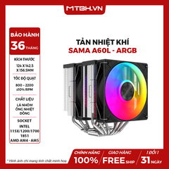 TẢN NHIỆT KHÍ SAMA A60L - ARGB