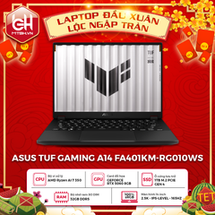 LAPTOP ASUS TUF GAMING A14 FA401KM-RG010WS Ryzen AI 7 350 | RTX 5060 8GB | 32GB RAM | 1TB SSD | 14' WQXGA 165Hz | Win 11