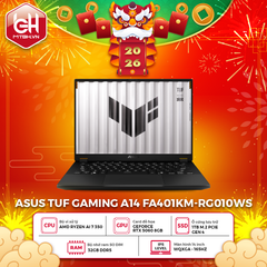 LAPTOP ASUS TUF GAMING A14 FA401KM-RG010WS Ryzen AI 7 350 | RTX 5060 8GB | 32GB RAM | 1TB SSD | 14' WQXGA 165Hz | Win 11