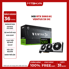 VGA MSI RTX 5060 8G VENTUS 3X OC