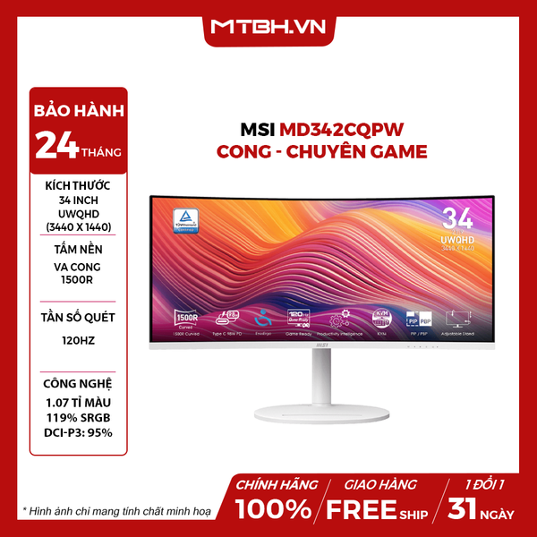 MÀN HÌNH MSI MD342CQPW 34