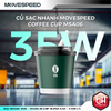 Củ sạc nhanh Movespeed Coffee Cup MSA06 | 35W | GaN | Xanh lá