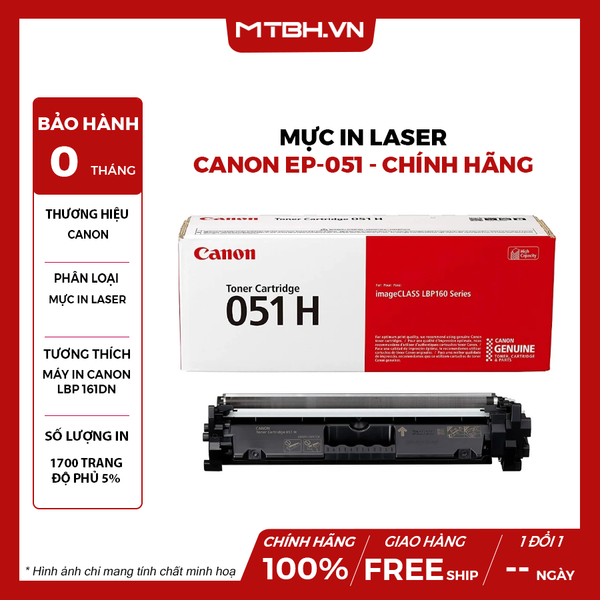 Mực In Laser Canon EP-051 - Chính Hãng