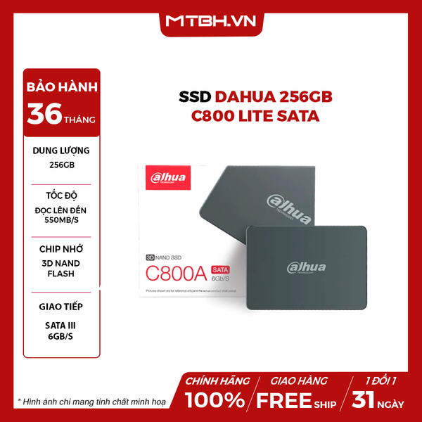 SSD DAHUA 256GB C800 Lite SATA