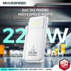 Sạc dự phòng Movespeed MSP19 22.5W | 10000mAh | Màn Led | Tích hợp Type C - Trắng