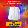 Sạc dự phòng Movespeed MSP19 22.5W | 10000mAh | Màn Led | Tích hợp Type C - Trắng