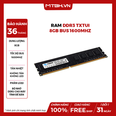 RAM DDR3 8GB TXRUI 1600