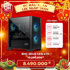 PC Gaming BHC Zeus Gen 4th ( INTEL CORE I7 4790 | GTX 1660 Ti 6G | 8GB | 240GB | H81 ) BH 24 THÁNG