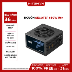 Nguồn SEGOTEP 650w U6+| Non Modular, ATX