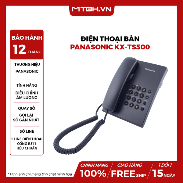 Điện thoại bàn Panasonic KX-TS500