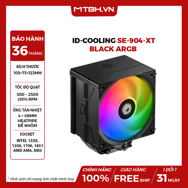 BỘ TẢN NHIỆT KHÍ CPU ID-COOLING SE-904-XT BLACK ARGB