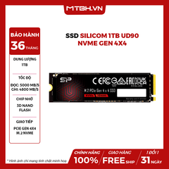 SSD SILICOM 1TB UD90 NVME GEN 4X4 (ĐỌC: 4800Mb/s)