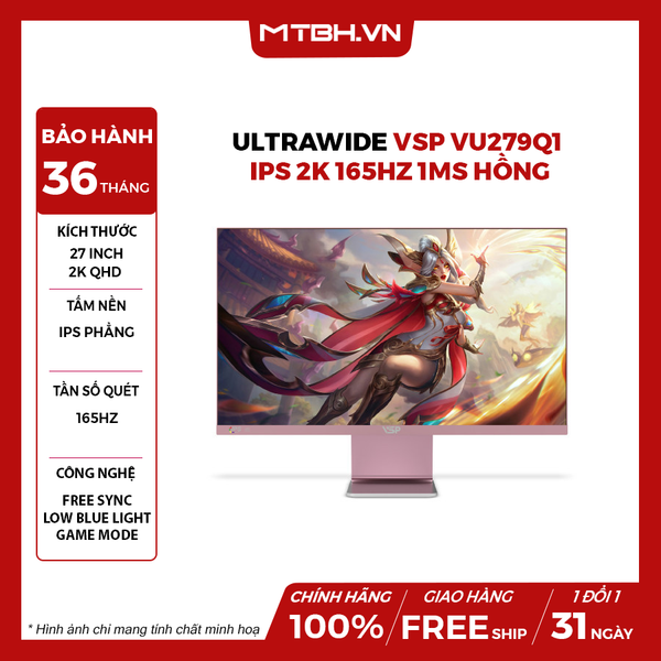 MÀN HÌNH ULTRAWIDE VSP VU279Q1 27