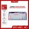 Bàn Phím Cơ Leobog AMG65 Tri Mode (Hồng Trắng Xanh/Jadeite switch)